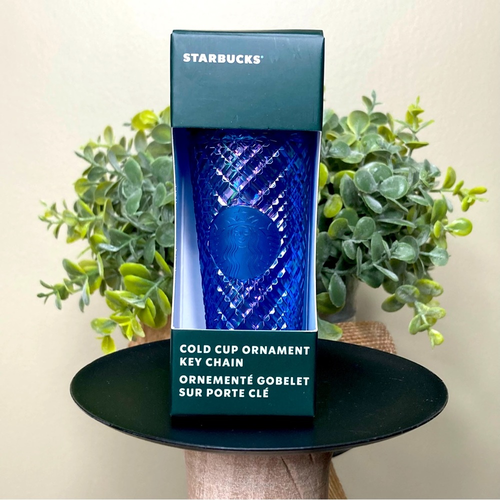 STARBUCKS Azure Jeweled Keychain Ornament